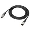オーディオテクニカ BX3/3.0 BK マイクケーブル XLR キャノンケーブル 3.0ｍ コンデンサーマイク +48Vファンタム電源対応 配信機材 音楽制作 DTM ブラック